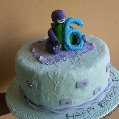 Barney Cake