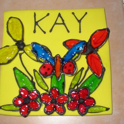 Sugarpaste Plaque-Piping Gel