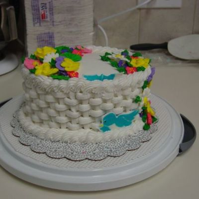 Wilton Course 2 Final Cake