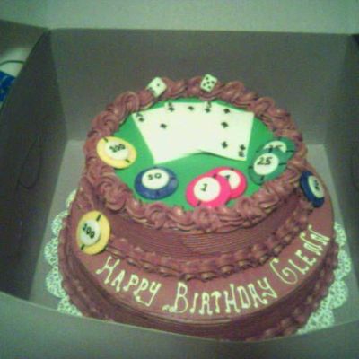 Poker Cake