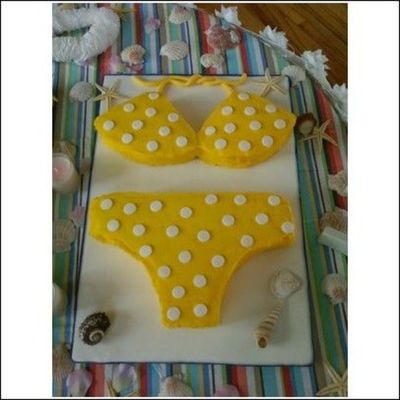 Yellow Polka Dot Bikini