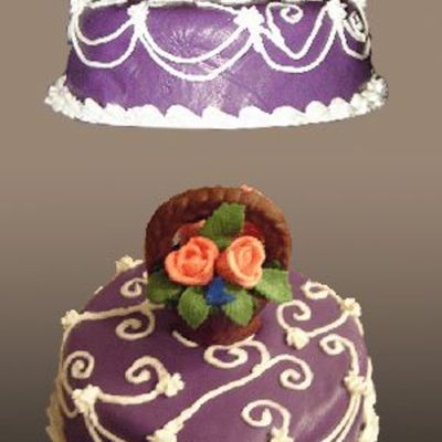 -: Chocolate Basket Cake :-