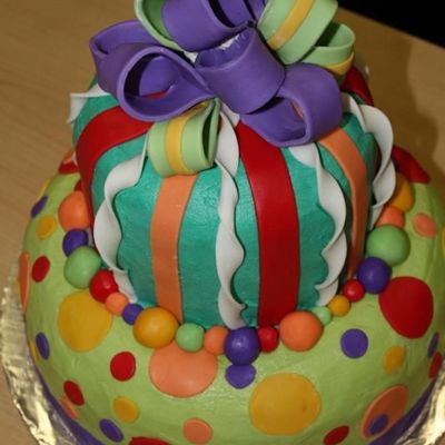 Colorful Birthday Cake