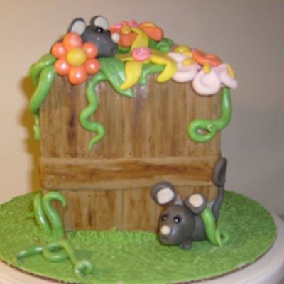 Mice In The Flowers
