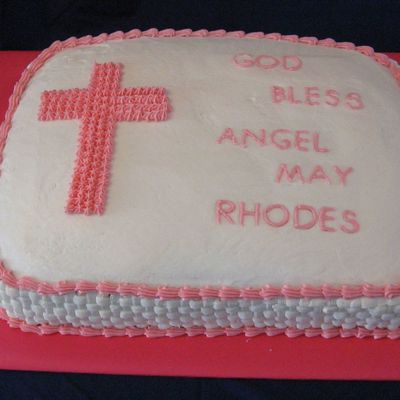 Baptism Cake