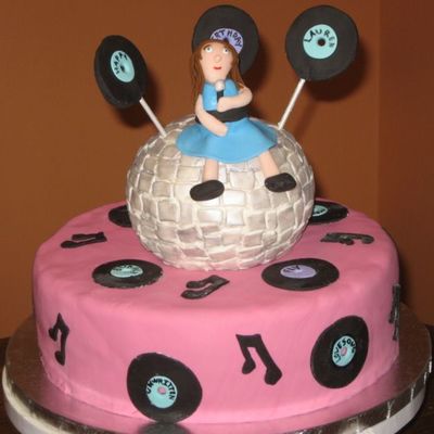 Disco Karaoke Cake- Lauren's 11Th Birthday
