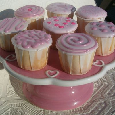 Pretty Pink Cupcakes