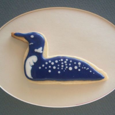 Canadian Loon Cookies