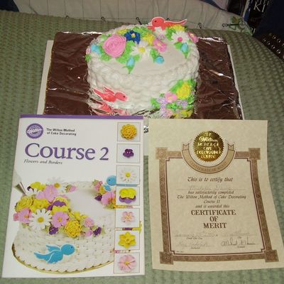 Wilton Cake Course Ii Final Cake