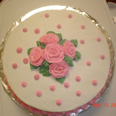 Pink Flower Cake
