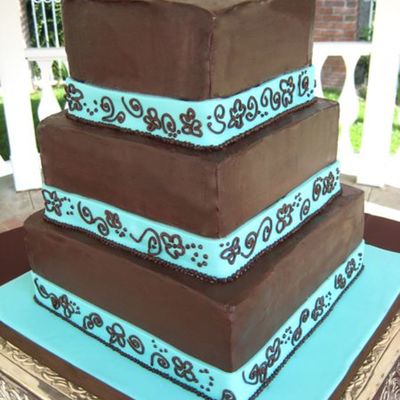 Chocolate Ganache Wedding Cake