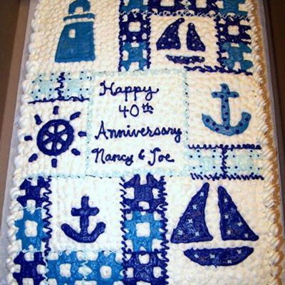 Sailboat Quilt Anniversary