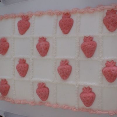 Strawberries Made With Sugar Mold