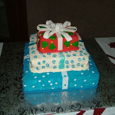 My First Tiered Cake Ever!