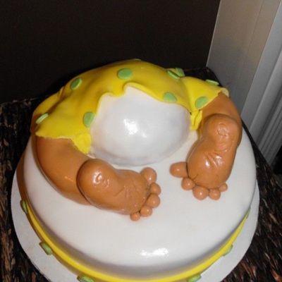 Baby Bottom Cake