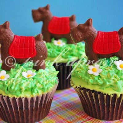 Scottie Dog Cupcakes