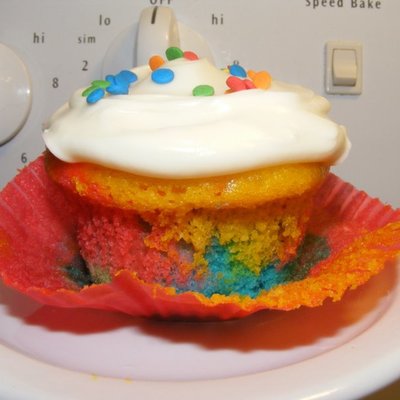 Rainbow Cupcake