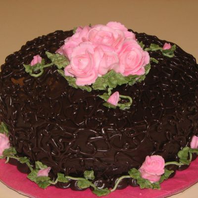 Chocolate With Raspberry Flavored Roses