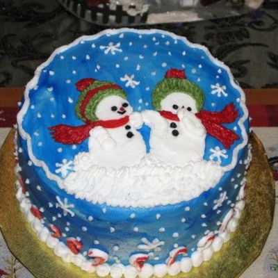 Mr. And Mrs. Snowman