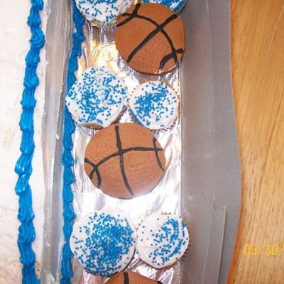 Basketball Cupcakes