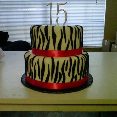 Zebra Cake