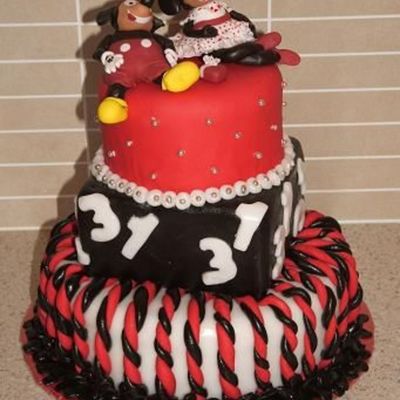 Micky And Minnie Cake