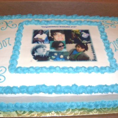 Graduation Cake For Several Students At Church