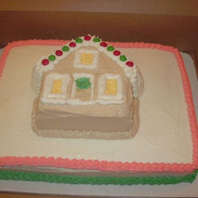 Gingerbread House Cake