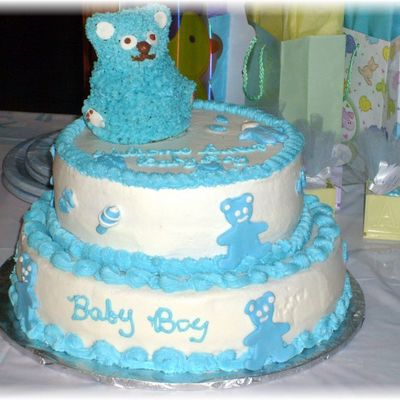 Baby Boy Shower Cake