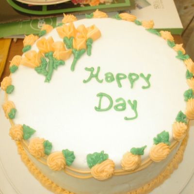 Practice Cake, First Attempt At Covering With Fondant