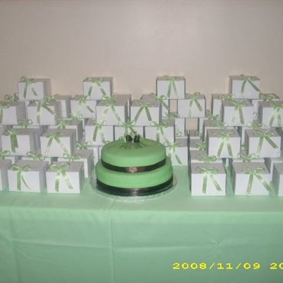 Mint Green And Brown Babyshower