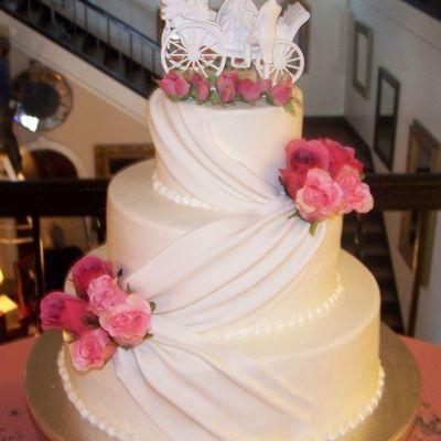 Fondant Drape With Carriage