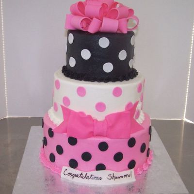 Black, Hot Pink, And White Birthday
