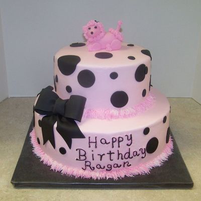 Pink Poodle Cake