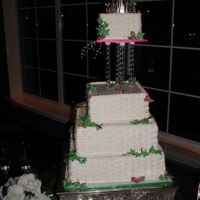 Basket Weave Wedding Cake