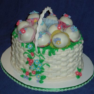 Basket Full Of Cake Balls