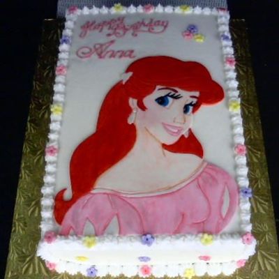 Princess Ariel Cake