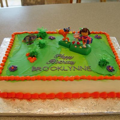 Dora Birthday Cake