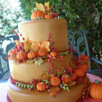 Fall Wedding Cake