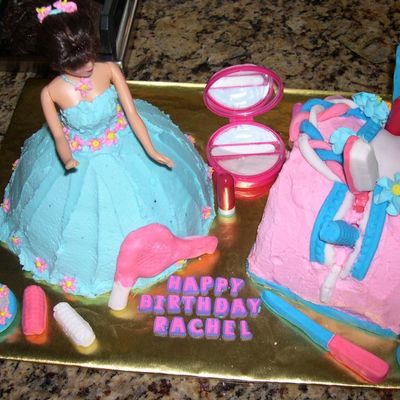 Make-Up Purse And Barbie Doll