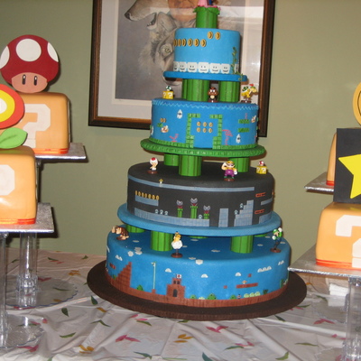 Super Mario Wedding Cake