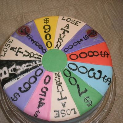 Wheel Of Fortune Cake