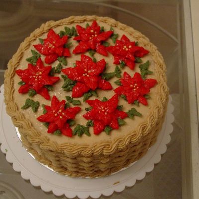 1St Christmas Decorated Cake
