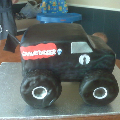 Gravedigger Cake