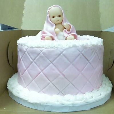 1St Time Baby Showe Cake