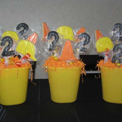 Construction Cookie Bouquet