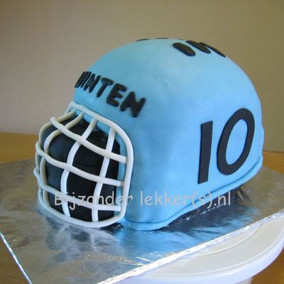 Ice-Hockey Helmet Cake