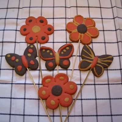 Colored Dough Cookies