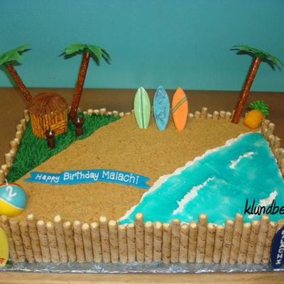Hawaiian Beach Birthday