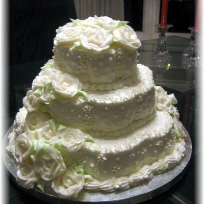 My First Wedding Cake Attempt!